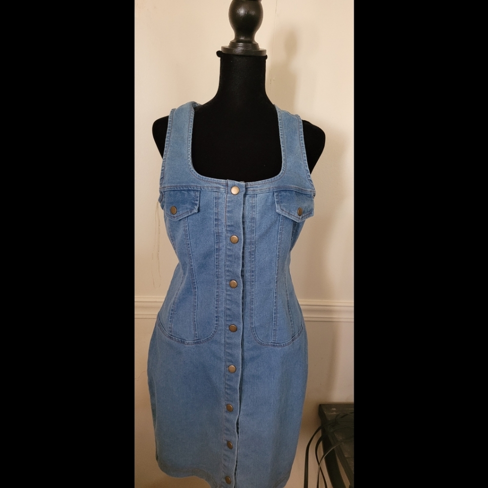Denim dress